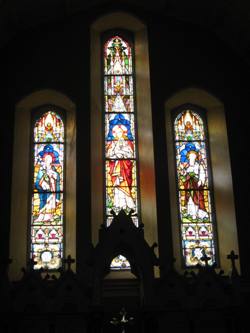 East gable window