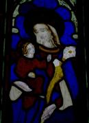 Mary and Child window, Detail 3