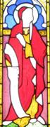 Red Saint's window, Detail 1